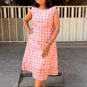 Cotton one piece dress