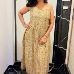Kalamkari Cotton Dress
