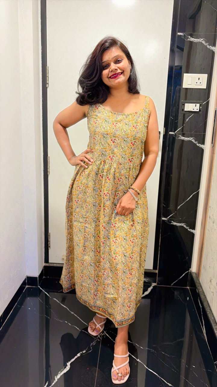 Kalamkari Cotton Dress